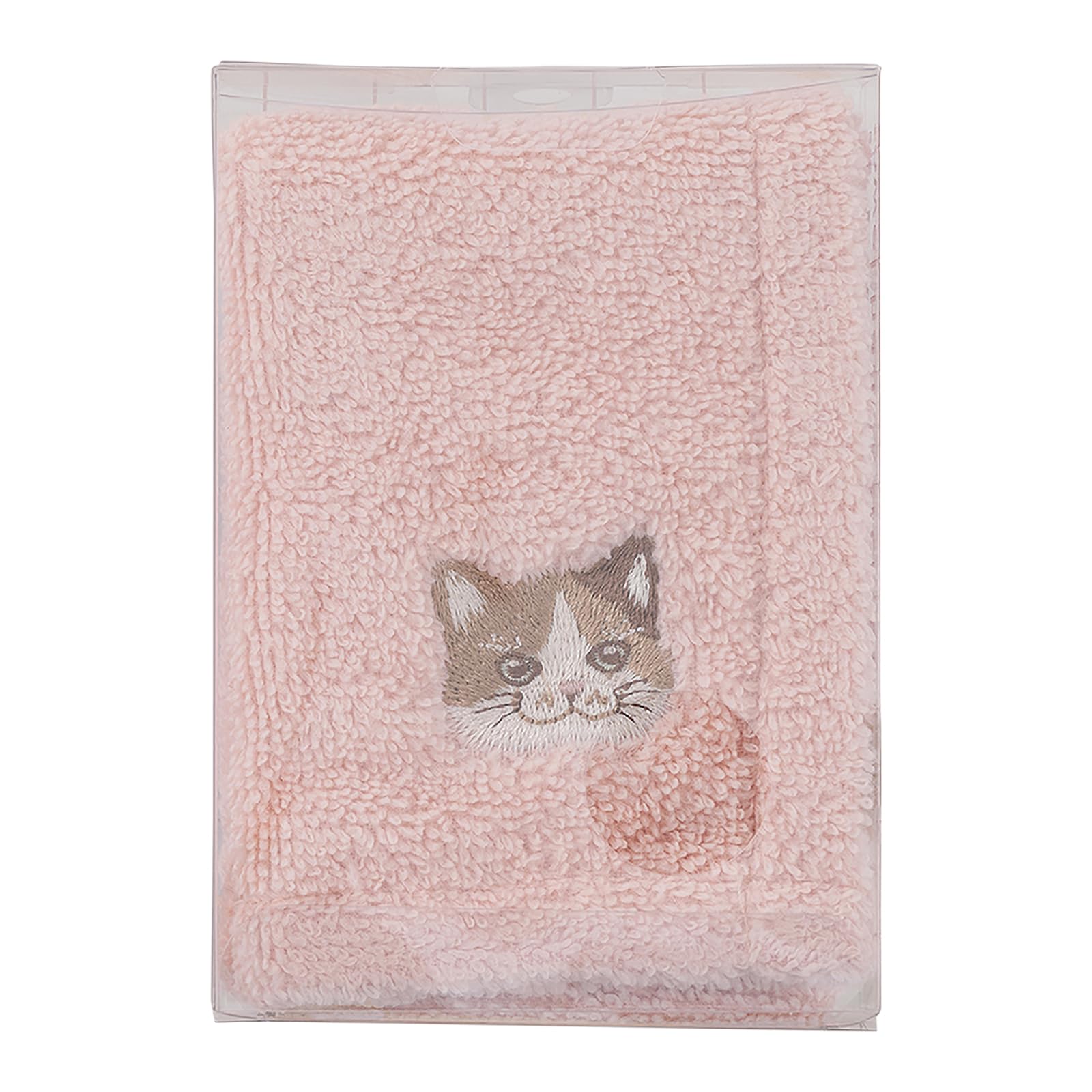 Amazon｜りぶはあと ハンカチタオル にゃんかち ミケネコ (サイズ約W25